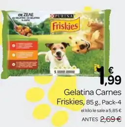 Supermercados El Jamón Friskies Gelatina Carnes oferta