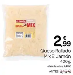 Supermercados El Jamón El Jamón Queso Rallado Mix oferta