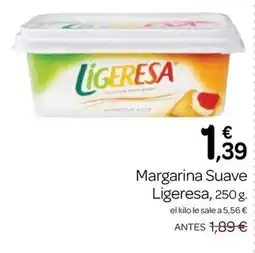 Supermercados El Jamón Ligeresa margarina suave oferta