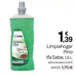 Supermercados El Jamón Ifa Sabe limpiahogar pino oferta