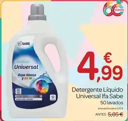 Supermercados El Jamón Detergente Líquido Universal Ifa Sabe oferta