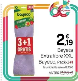Supermercados El Jamón Bayeco bayeta extrafibre xxl oferta