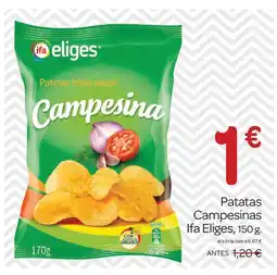 Supermercados El Jamón Ifa Eliges patatas fritas sabor campesina oferta