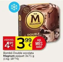 Supermercados Charter Magnum bombó double xocolata oferta
