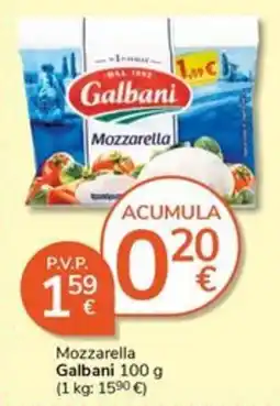 Supermercados Charter Galbani Mozzarella oferta
