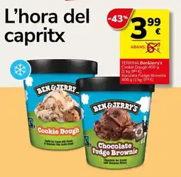 Supermercados Charter Ben&Jerry's Cookie Dough Chocolate Fudge Brownie oferta