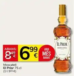 Supermercados Charter El Prior Moscatell oferta