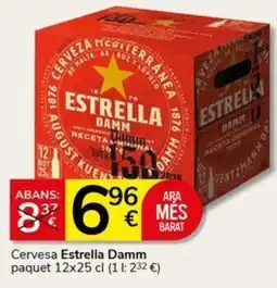 Supermercados Charter Cervesa Estrella Damm oferta