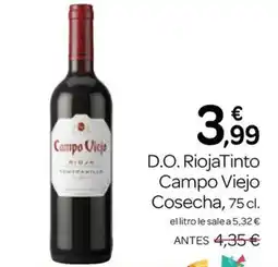 Supermercados El Jamón Campo Viejo Rioja Tinto oferta