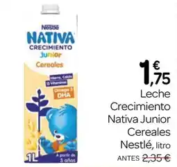 Supermercados El Jamón Nestlé Nativa Crecimiento Junior Cereales oferta
