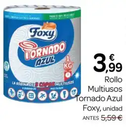 Supermercados El Jamón Foxy tornado azul oferta