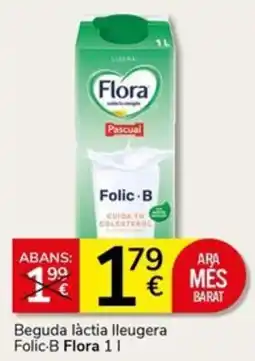 Supermercados Charter Flora beguda làctia lleugera Folic-B oferta