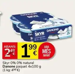 Supermercados Charter Danone skyr 0% 0% natural oferta