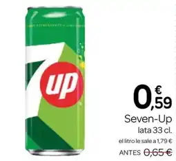 Supermercados El Jamón Seven-Up oferta