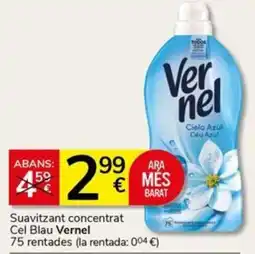 Supermercados Charter Vernel suavitzant concentrat Cel Blau oferta