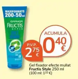 Supermercados Charter Garnier Fructis Style oferta