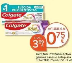 Supermercados Charter Colgate Total oferta