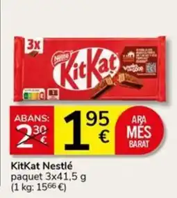 Supermercados Charter KitKat Nestlé oferta