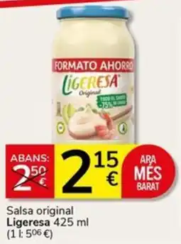 Supermercados Charter Ligeresa salsa original oferta