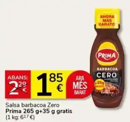 Supermercados Charter Prima salsa barbacoa zero oferta