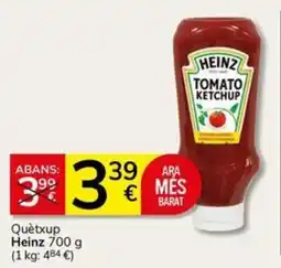 Supermercados Charter Heinz quètxup oferta