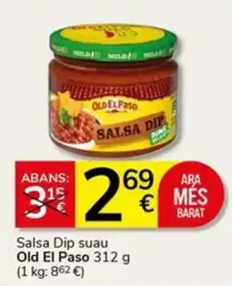 Supermercados Charter Old El Paso salsa dip suau oferta