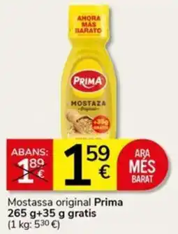 Supermercados Charter Prima mostassa original oferta