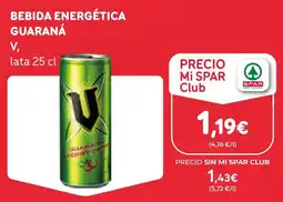 SPAR Gran Canaria V guaraná energy drink oferta