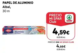 SPAR Gran Canaria Albal papel de aluminio oferta