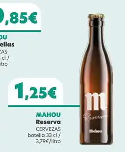 SPAR Gran Canaria Mahou Reserva oferta