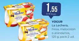 SPAR Gran Canaria La Lechera yogur fresa melocotón o arándanos oferta