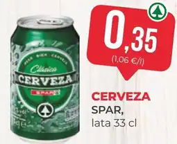 SPAR Gran Canaria Cerveza Spar oferta