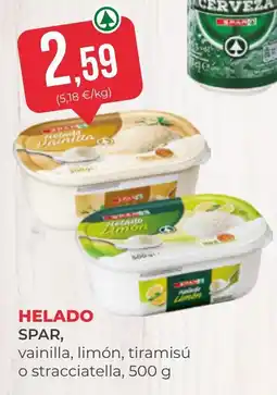SPAR Gran Canaria Helado Spar oferta