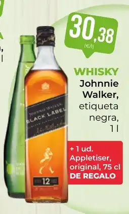 SPAR Gran Canaria Johnnie Walker whisky etiqueta negra oferta