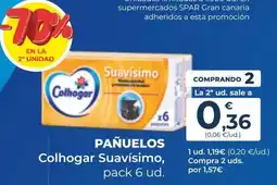 SPAR Gran Canaria Colhogar Pañuelos Suavísimo oferta