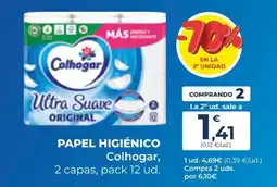 SPAR Gran Canaria Colhogar papel higiénico ultra suave original oferta