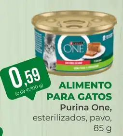 SPAR Gran Canaria Purina One alimento para gatos esterilizados, pavo oferta