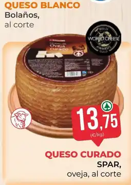 SPAR Gran Canaria spar queso curado oveja al corte oferta