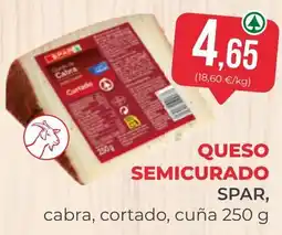 SPAR Gran Canaria spar queso semicurado cabra oferta