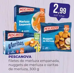 SPAR Gran Canaria Pescanova filetes de merluza empanada, nuggets de merluza o varitas de merluza oferta