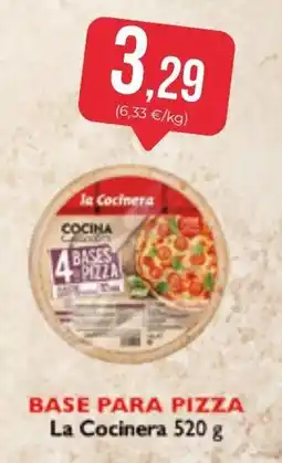 SPAR Gran Canaria La Cocinera base para pizza oferta