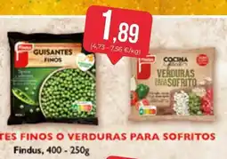 SPAR Gran Canaria Findus guisantes finos oferta