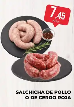 SPAR Gran Canaria Salchicha de pollo o de cerdo roja oferta