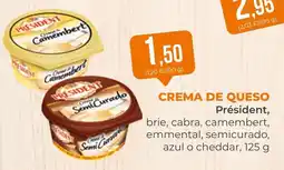 SPAR Gran Canaria President crema de queso oferta