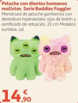 Alcampo Baddies Fuggler peluche con dientes humanos realistas oferta