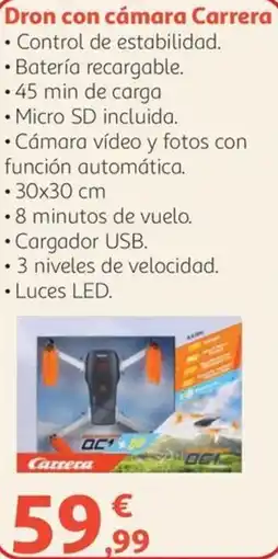 Alcampo Carrera Dron con cámara oferta