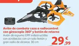 Alcampo Avión de combate caza a radiocontrol oferta