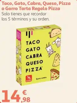 Alcampo Rucola Taco Gato Cabra Queso Pizza oferta