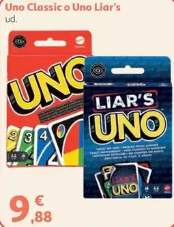 Alcampo Uno Classic o Uno Liar's oferta