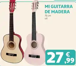 Alcampo Mi guitarra de madera oferta